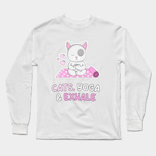 Cats & Yoga Long Sleeve T-Shirt